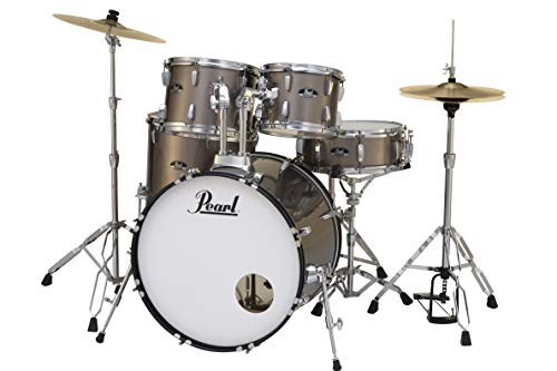 Image of Pearl, Drum Set, 5 Pcs, Roadshow, W /Stands & Cymbals -Bronze Metallic RS525SC /C (707)