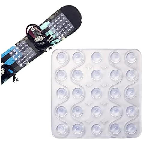 BOXOB Stomp Pad, Klar rutschfest Spike Stomp Pad Snowboard Grip Pad zum Snowboarden Cover