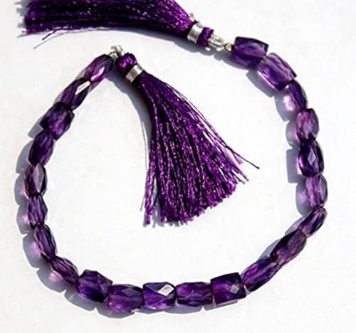 Améthyste d'Afrique LKBEADS perles rectangles facettées 7-10 mm pour création bijoux