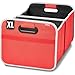 Produktbild achilles Auto Kofferraum Organizer XL  Kofferraumtasche XL mit viel Stauraum  Geräumige & Pflegeleichte Faltbox  Auto Zubehör Innenraum Organizer  Stabiler Boden & Tragegriff  Rot