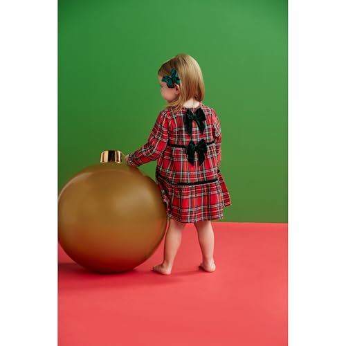 Mud Pie Baby Girls Children Tartan Tiered Dress3