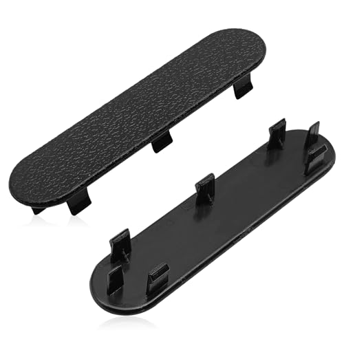 1 Pair Door Panel Handle Plug Screw Cover Trim Automotive Interior Door Handles Compatible with Chevy Corvette C5 1997-2004 Year for 10279471 Black