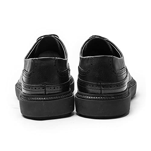 Zapatos formales de fiesta de boda para hombres estilo Brogue retro 3
