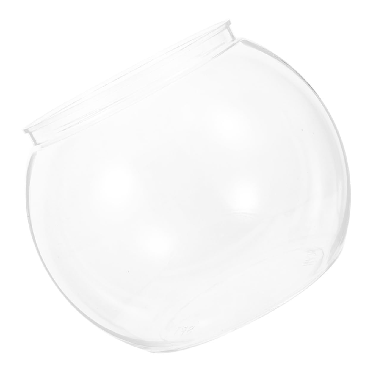 Housoutil Pecera Irrompible Pecera Irrompible Tanque De Peces Betta Pecera De Plástico Escritorio De Oficina La Planta para Mascotas Pecera para Bebidas Peceras Bebida Burbuja Tazón Florero