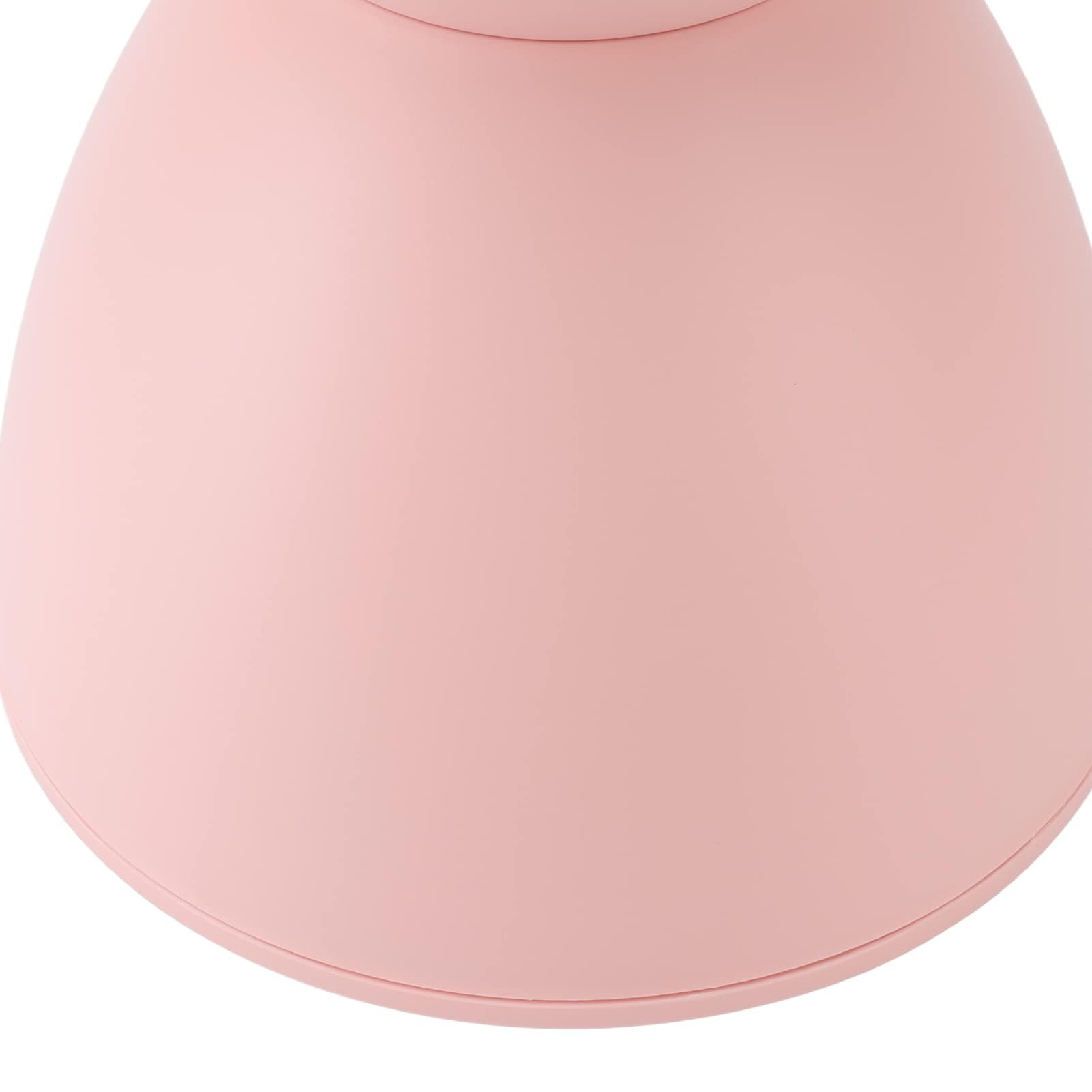 LiebeWH Sgabello a Forma di Clessidra Tavolino Rotondo per Uso Domestico per Bagno, Soggiorno e Camera da Letto (Rosa)