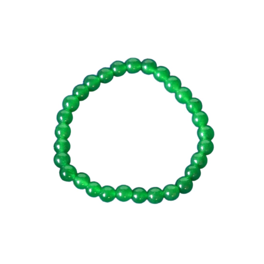 Maitri Export Bracelet for Women and Men 6mm Natural Crystal Stone Semi Precious Gemstone Jewellery for Reiki Healing (Green Jade) (B09YLRMX9G) Amazon Price History, Amazon Price Tracker