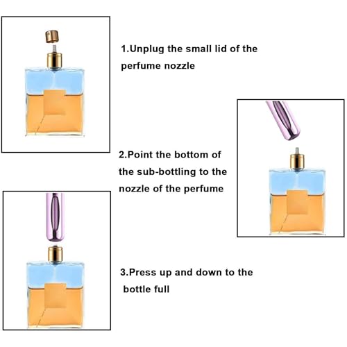 The Miss Chic Portable Perfume Atomiser Spray Bottle - Leak-Proof Mini Travel Bottle for Men & Women, Aluminum, Easy to Refill, No Leakage, Perfect for Purse, Pocket, and Handbag (Pink) - Image 4