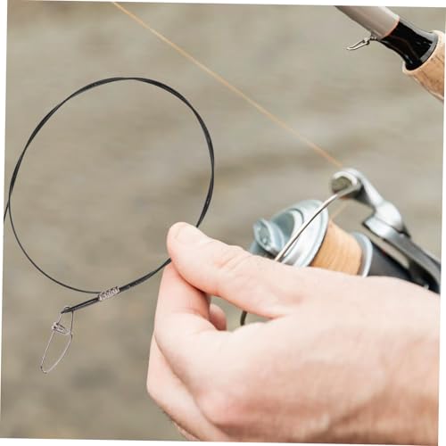 Leaders de pesca BESPORTBLE acero alta resistencia 50 cm miniatura 2
