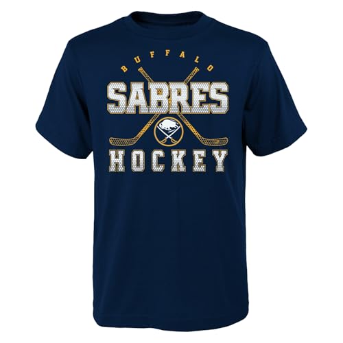 Outerstuff NHL Boys Youth Digital Short Sleeve T-Shirt - Buffalo Sabres, Large (14-16)