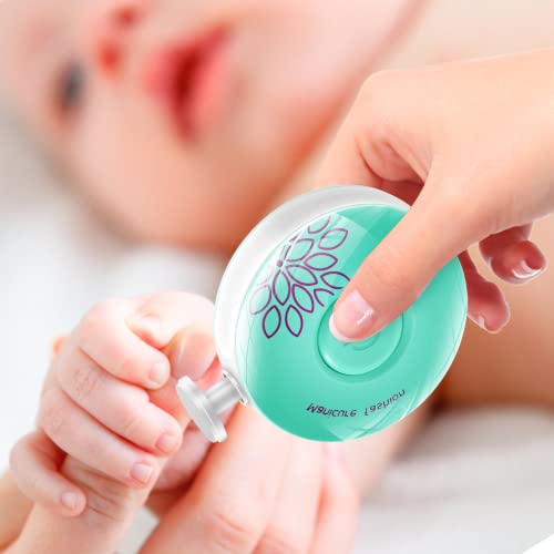 Image of Baby Nail Trimmer Electric, Safe Baby Nail File, Baby Nail Clippers with Light and 6 Grinding Pads for Newborn Infant Toddler or Adults Toes and Fingernails, Kids Nail Care, Polish and Trim