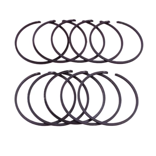 10個/ロット オートバイピストンリングキット 028 029 034 MS191 MS290 BR400 SR400 チェーンソーブロワー 46mm x 1.5mm ユニバーサルに適合