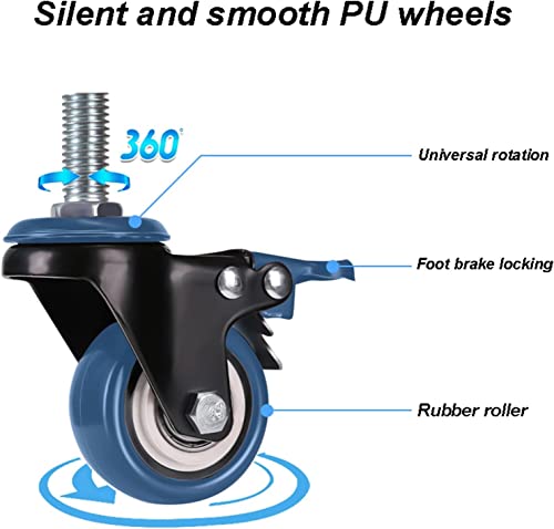 Soporte para TV móvil de piso ajustable 32-70 pulgadas miniatura 3