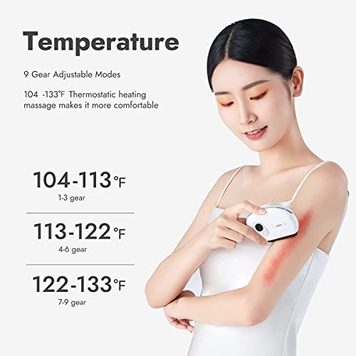 Zdeer Gua Sha Facial Tools, Electric Gua Sha With Heat & Vibration Face Massager,Gua Sha Stone Guasha Tool For Face,Anti-Aging & Wrinkles,Puffiness,Double Chin Reducer,Tension Relief(Black) #TOP2