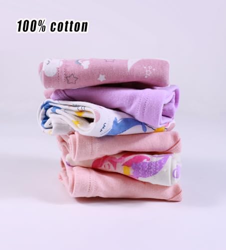 Image of Sladatona Little Girls'Soft Cotton Underwear Comfort Panties Toddler Briefs