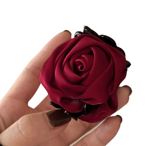 Camellia strong Hold Catch Barrettes Hair Stylingc[s̃wANbv