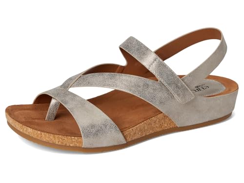 Image of EuroSoft Women's Gianetta Silver /Gold 8 Wide
