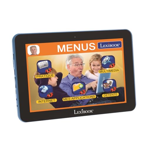Lexibook, Tablet Serentity Tablette 8'' avec Applications, Internet, Cloud, Appareil Photo, Loisirs, Communication, Interface Simple, traducteur, Wi-FI,...
