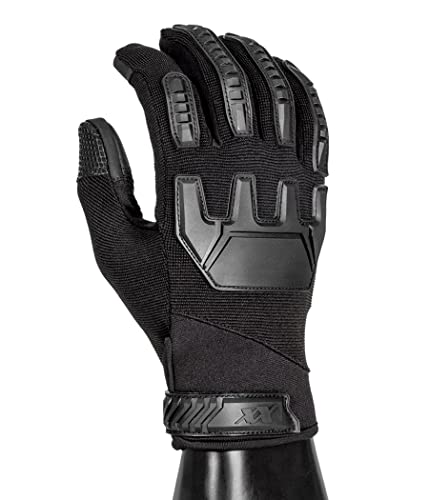 Gladiator Gloves - Full Dexterity Level 5 Cut Resistant Mens Tactical Gloves (Small, Black)