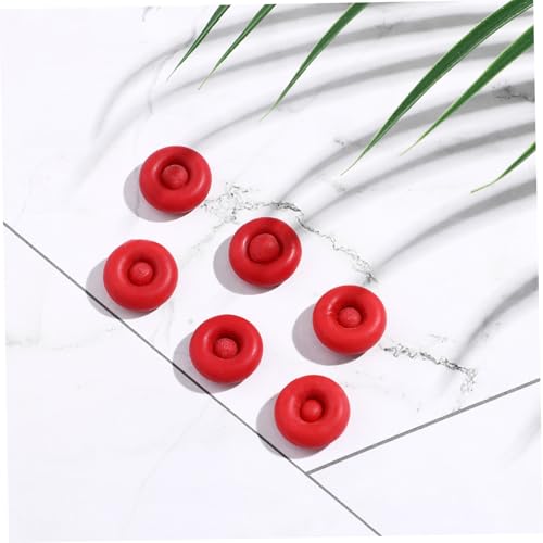 50 tapones para sellar masilla y adhesivo rojos miniatura 3