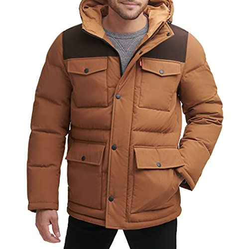 Image of Levi's Men's Arctic Cloth Quilted Performance Parka