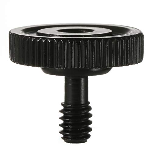 TEZONG Camera Quick Release 1/4" Thumb Screw Tripod L Type Bracket Screw Mount Adapter with Bottom 1/4"-20 Female Thread for Camera Flash Bracket 2 Packs