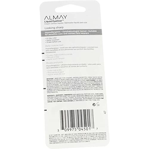 Almay Delineador Líquido Negro 0.1 oz Pack de 5 miniatura 4