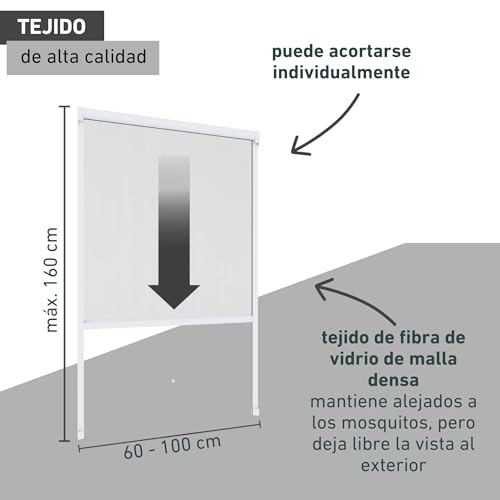 Mosquitera corredera de aluminio Windhager ajustable para ventana 4