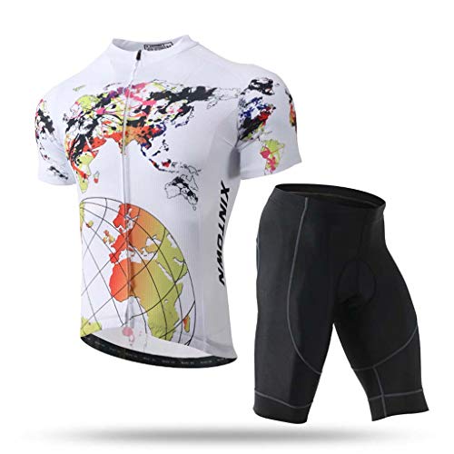 Maillot de vélo homme anti-transpiration vêtement manches courtes été L