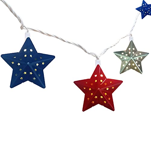 4th of July Decorations Red White and Blue Star...