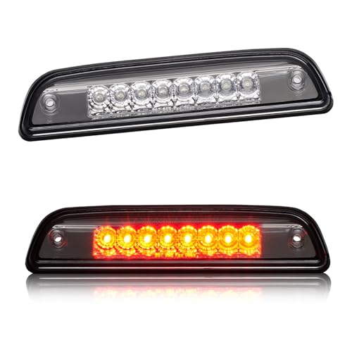 Image of Third 3rd Brake Light LED for 1995-2015 Toyota Tacoma, High Mount Rear Brake Lights Assembly for 95-15 Tacoma, Waterproof Center Cab Lamp Stop Light (Smoked Lens)