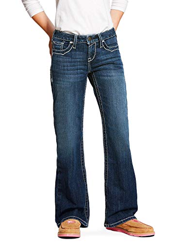 Ariat Kid's Entwined Boot Cut Jean Dresden Size 14 #TOP1