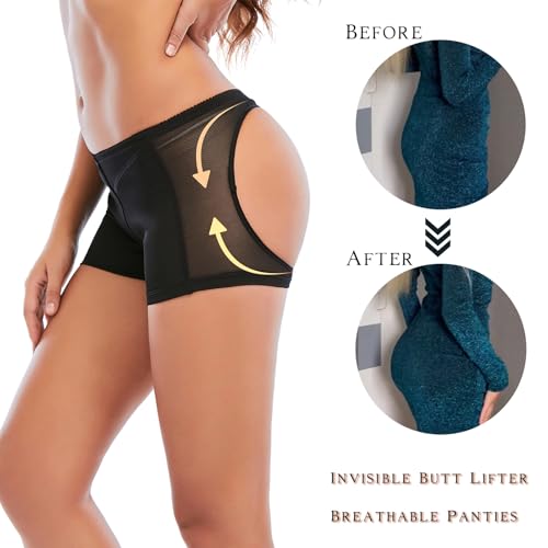 Women's Butt Lifter Control Panties Seamless Body Shape Lifting Enhancer Boyshorts Shapewear Underwear4