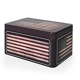 DreamsEden Small Storage Tin Box - US Flag Mini Metal Box Small Treasure Container Decorative Keepsake Case with Lid for Kids Girls Boys Gifts Home Decorations