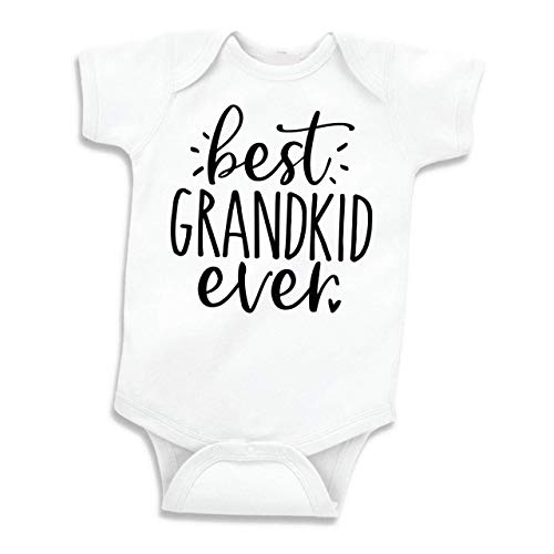 Pregnancy Announcement for Grandparents, Baby Announcement Gifts (0-3 Months) Black