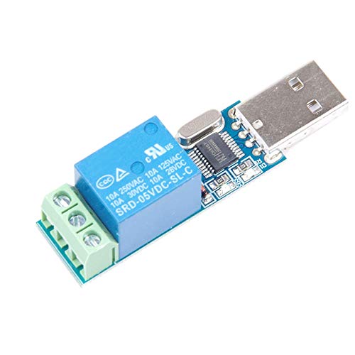 Wesafrae Module de Relais USB Commutateur de Commande Intelligent USB Commutateur USB pour Convertisseur éLectronique de Type LCUS-1