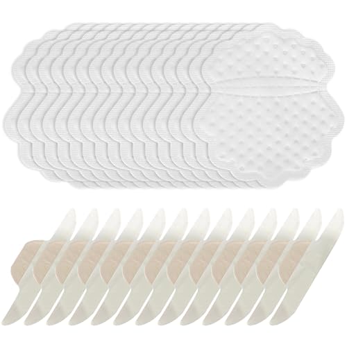 Axilas de sudor 200pcs adhesivas almohadillas de sudor adhesivas desechables para debajo de los brazos no visibles para la axila cómoda
