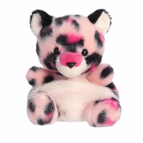 Aurora® Adorable Palm Pals™ Regina Pink Leopard™ Animal de peluche, divertido peluche coleccionable para niños y adultos coleccionistas, perfecto para decorar habitaciones y regalos de cumpleaños, 5