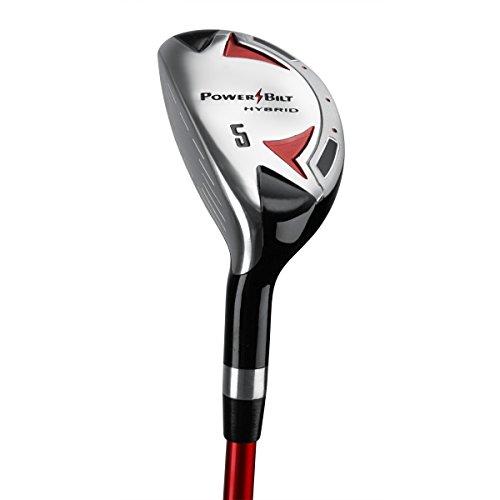 Powerbilt Junior Boys Ages 12+ Red Left Hand 5-Hybrid