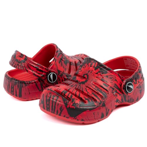 Image of Nautica Kids Clog Sandals - Slip-On Lightweight Water Shoes with Adjustable Heel Strap - Comfortable EVA Slip-Resistant Clogs for Boys & Girls - Toddler & Youth Sizes