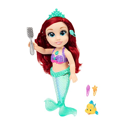 Disney Princess Ariel & Flounder - Singing Doll Ariel Sings Part of Your World - Tail Lights Up in & Out of Water by Disney Princess - Image 8