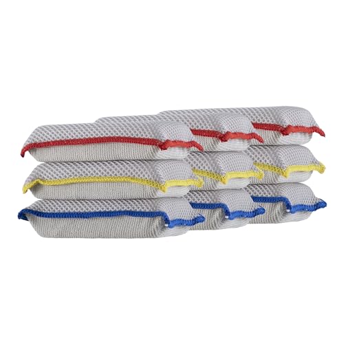 Image of Microfiber Sponges for Dishes Kitchen Sponges Non-Scratch Sponge Dish Scrubber Heavy Duty Household Cleaning Sponges Multi-Purpose Cleaning Supplies Dish Sponge Kitchen Sponges Pack of 9