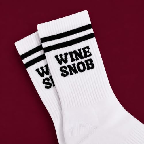 Crewzies Wine Snob Wine Socks for Women, Funny Wine Lover Gift - image 4
