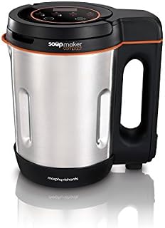 Morphy Richards Compact Soup Maker 501021 Stainless Steel, Black & Stainless Steel, 1 Litre, 900 W