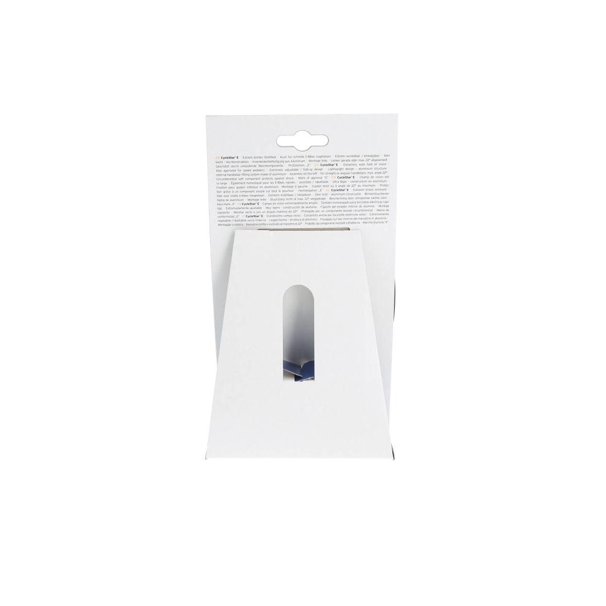 Busch & Müller Unisex – lusterko rowerowe dla dorosłych, czarne, 14,5-15,5 mm