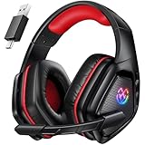 Ya en mundofriki.es: Tatybo Cascos Gaming Inalámbricos 7.1 para Ps5/Ps4/PC, Auriculares Bluetooth con Micrófono con Cancelación de Ruido, 2.4GHz USB-C, 40H+ Batería para Switch/Mac/Portátil
