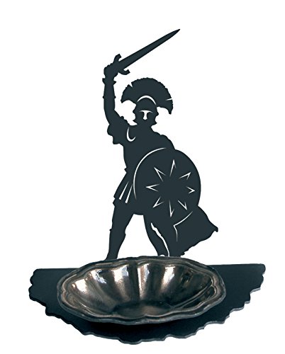 Imex The Fox 11471 Ashtray Warrior, 175 x 88 mm, Black, 8x8.8000000000000007x17.5 cm