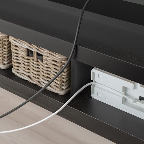 Meuble TV ProTuning LACK bicolore bas avec niches pour décodeur - 5