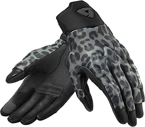 Gants de moto femme Revit Spectrum gant motarde gris noir XS