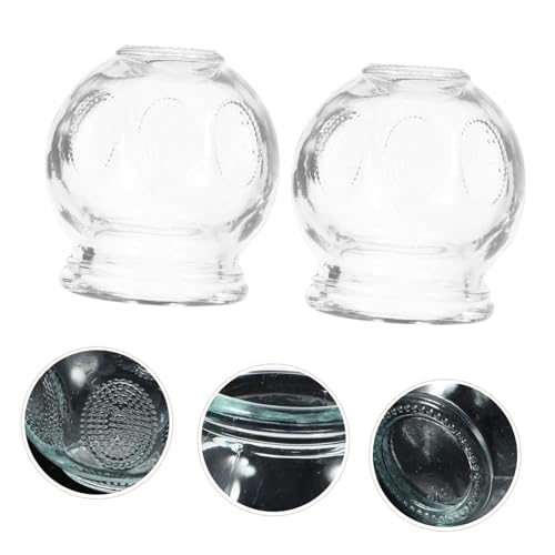 Set de 7 ventosas de vidrio profesionales para terapia de ventosas, masaje corporal y alivio muscular, uso doméstico miniatura 3