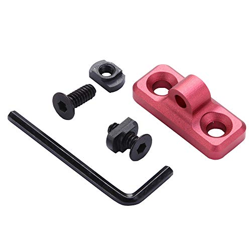 TuFok Sling Mount Stud - Gun Sling Swivel Rifle Sling Mount, Low Profile Design, Aluminum Red
